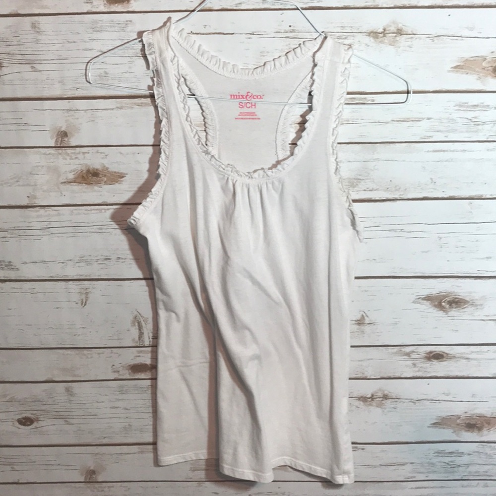 • Two Ruffle Tank Tops • - Picture 4 of 5